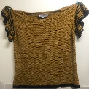 LOFT Knitted short sleeve sweater